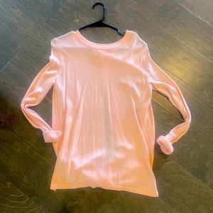 Lululemon Bring it Backbend sweater in coral size 4